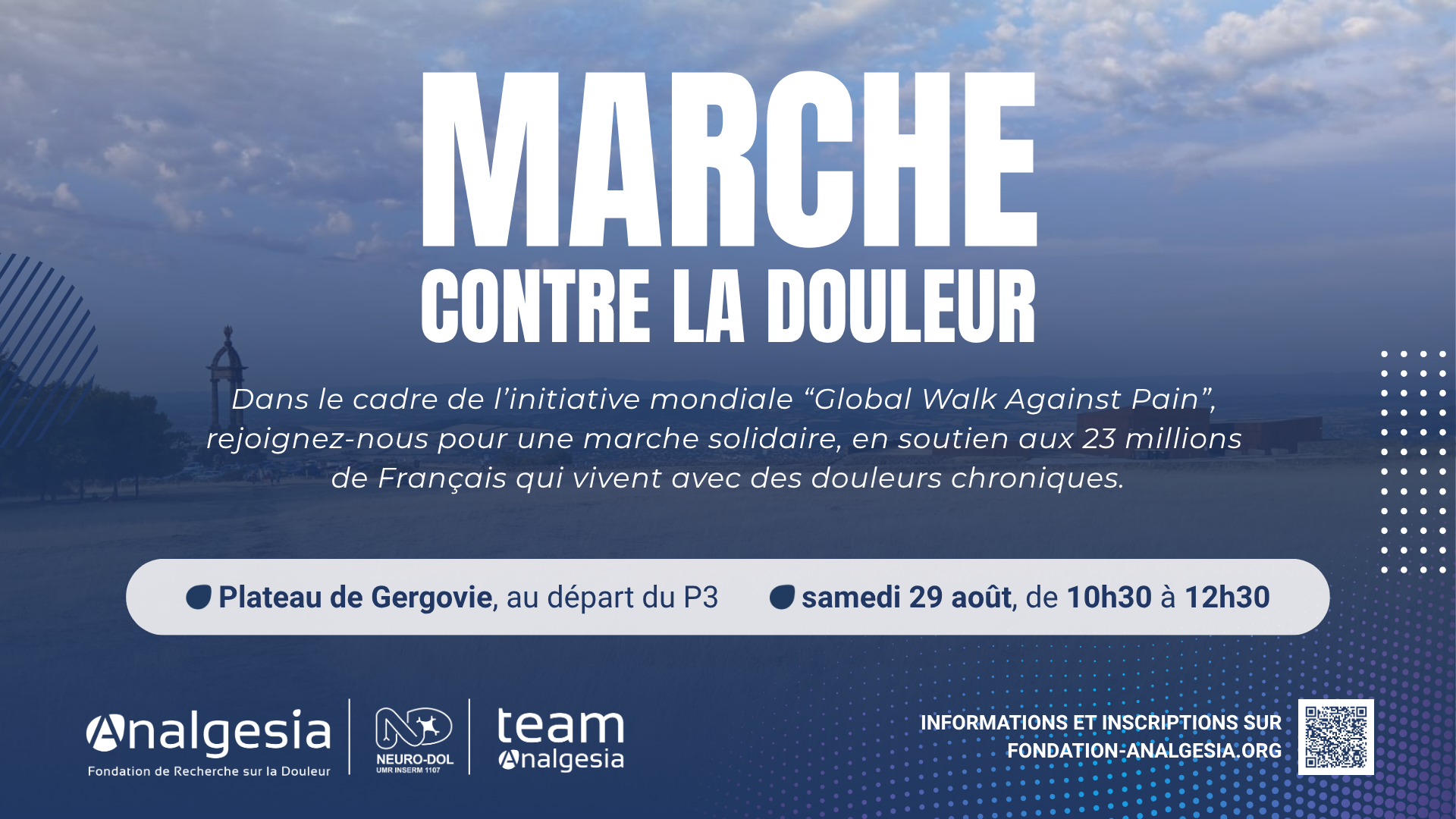 Marche contre la douleur – Analgesia / Neuro-Dol 29 août 2026