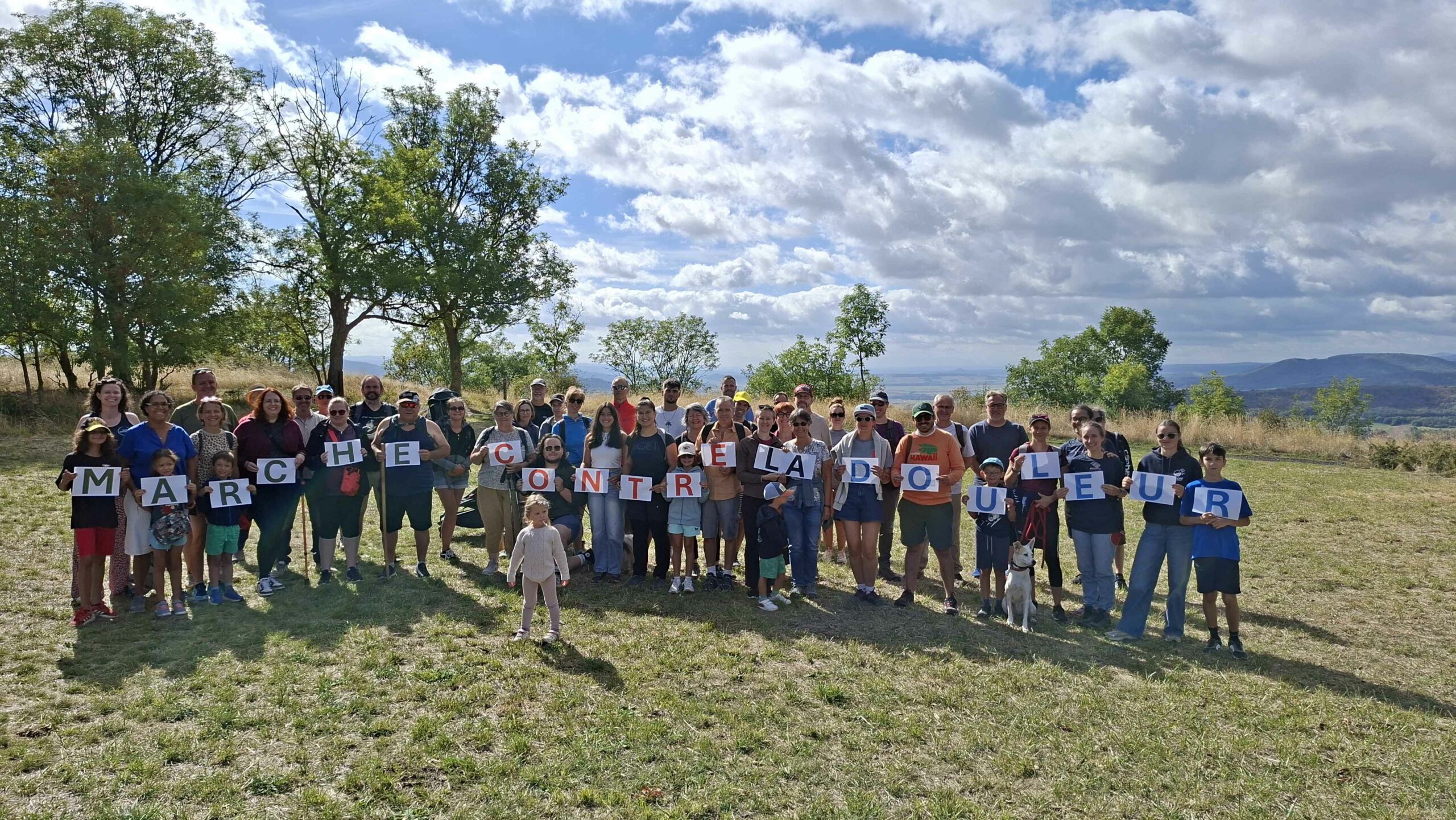 Première marche contre la douleur réussie !