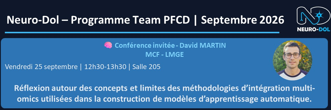 Conférence de David MARTIN, MCF LMGE